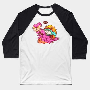 Racing Snail Funnny Baseball T-Shirt